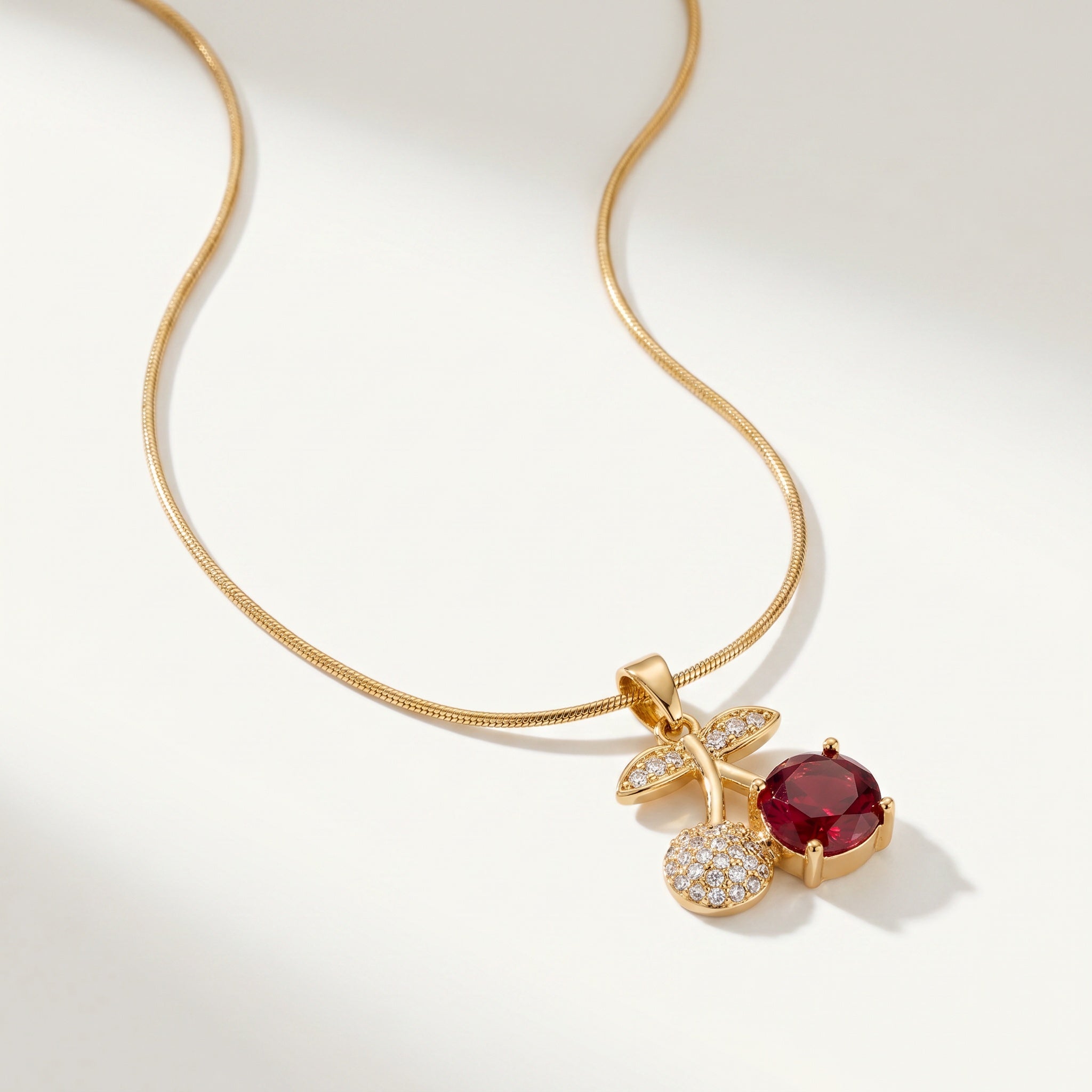 Cherry Crush Pendant Necklace