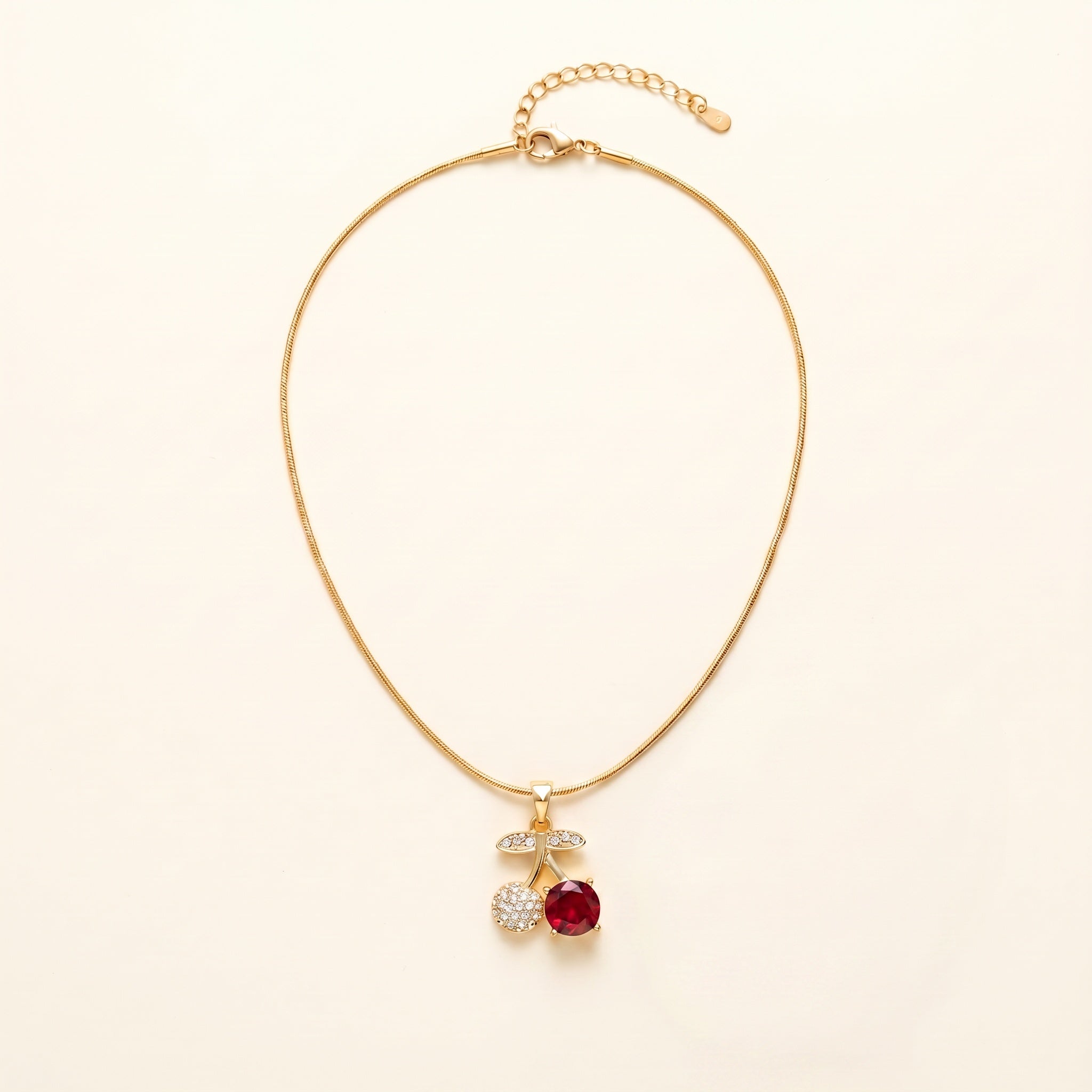 Cherry Crush Pendant Necklace