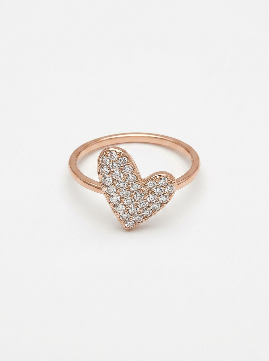 Asymmetric Heart Ring
