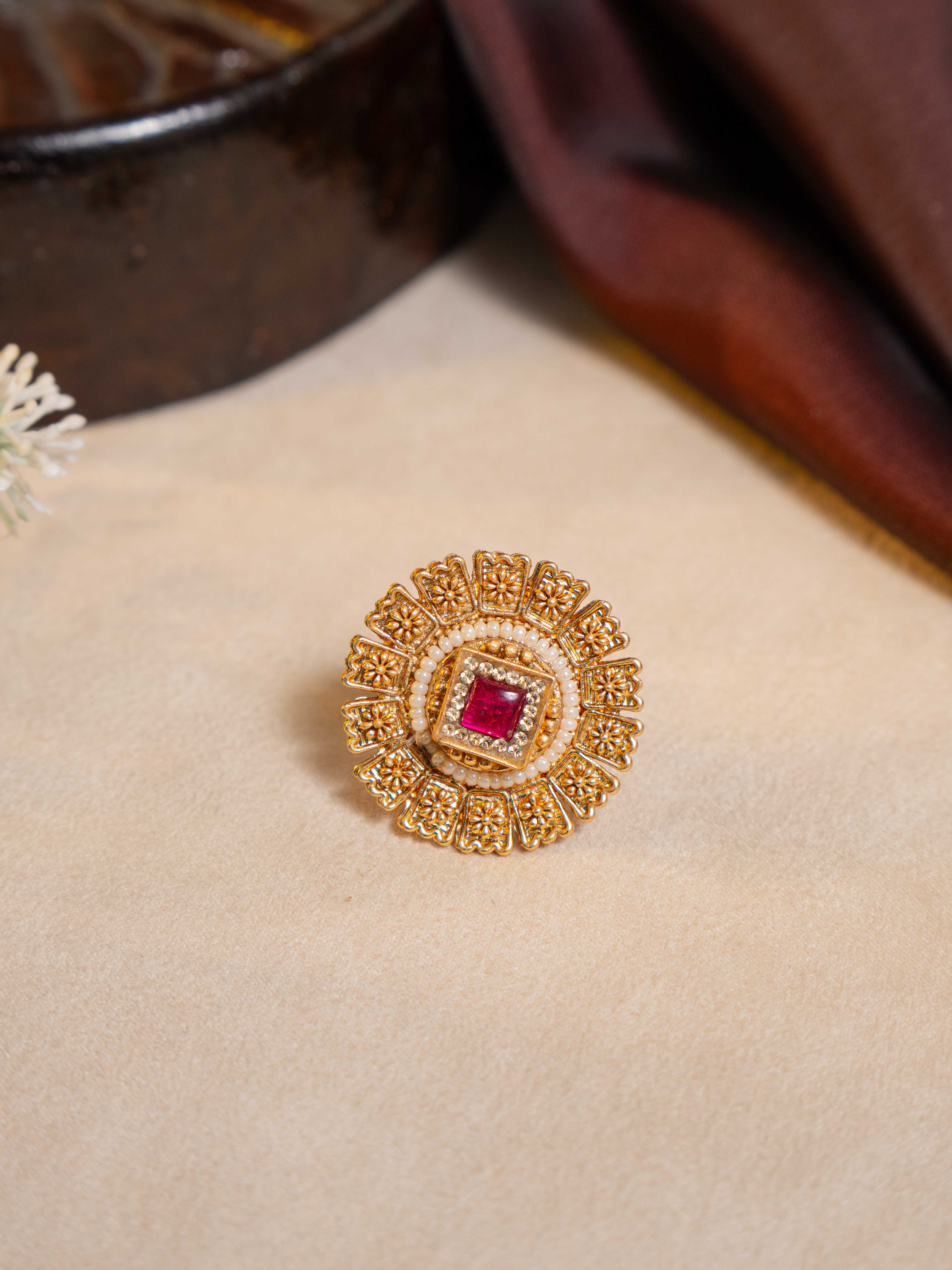 Gulraaj Adjustable Ring