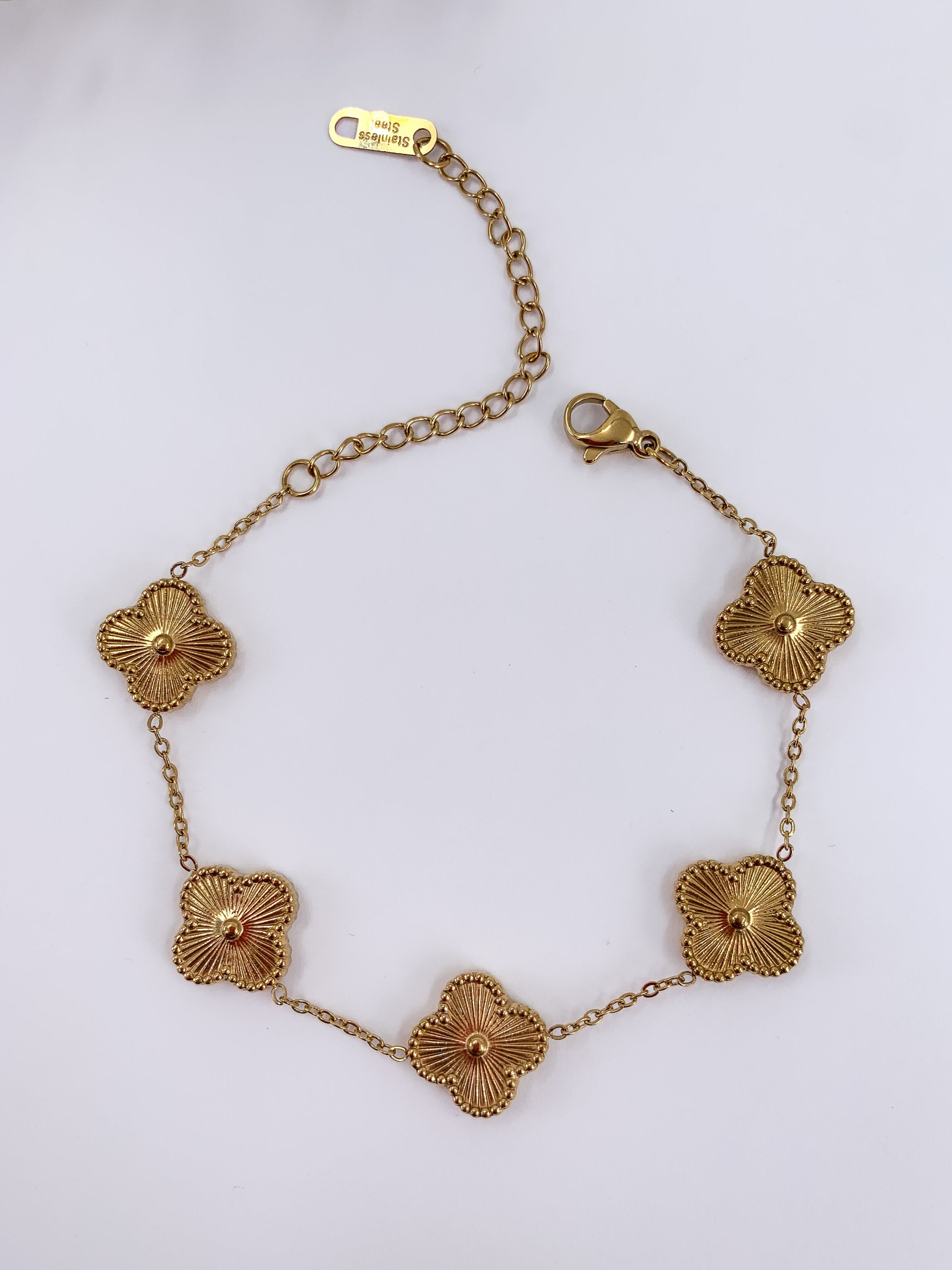 Golden Clover Bracelet