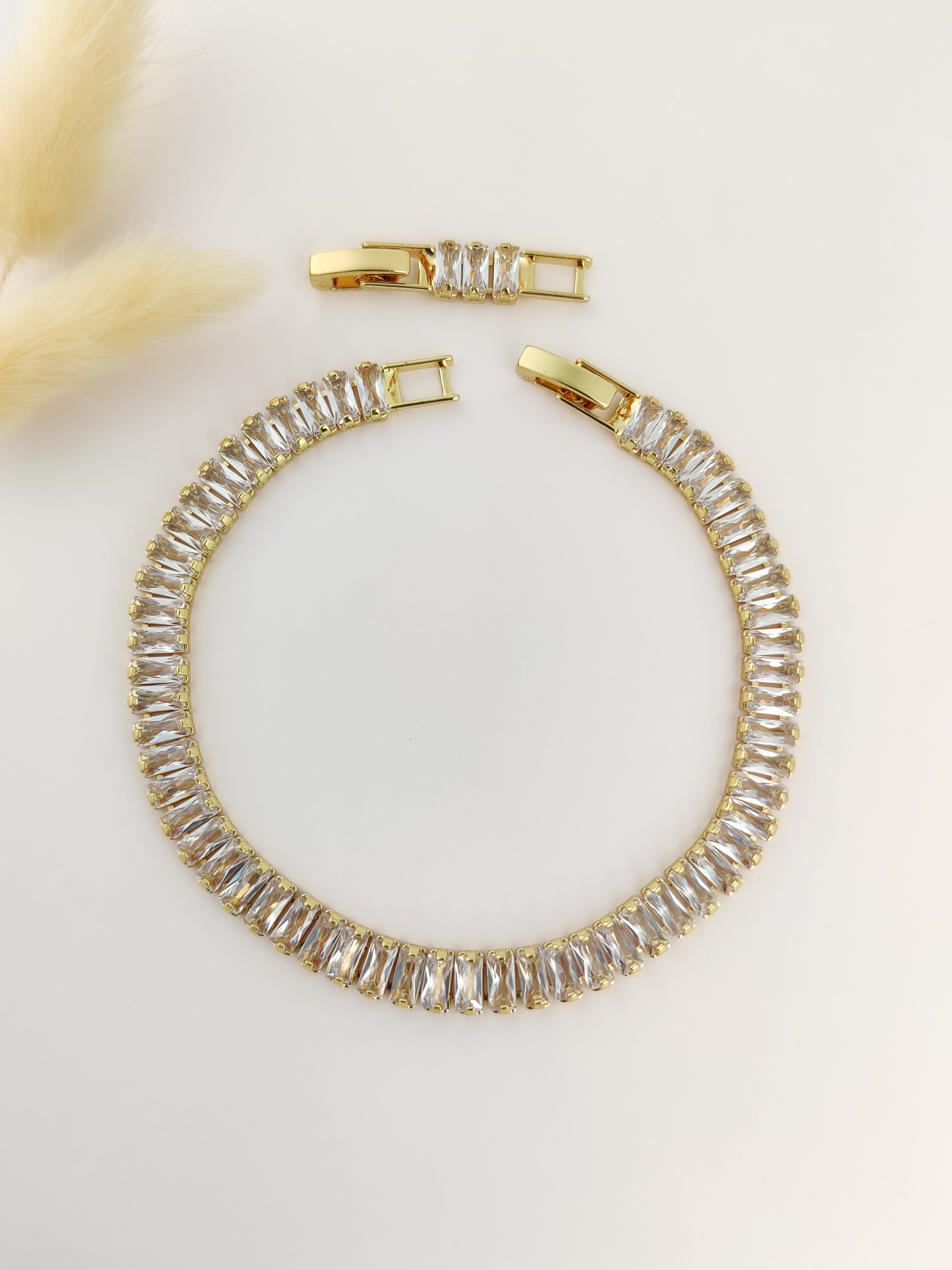 Golden Baguette Bracelet