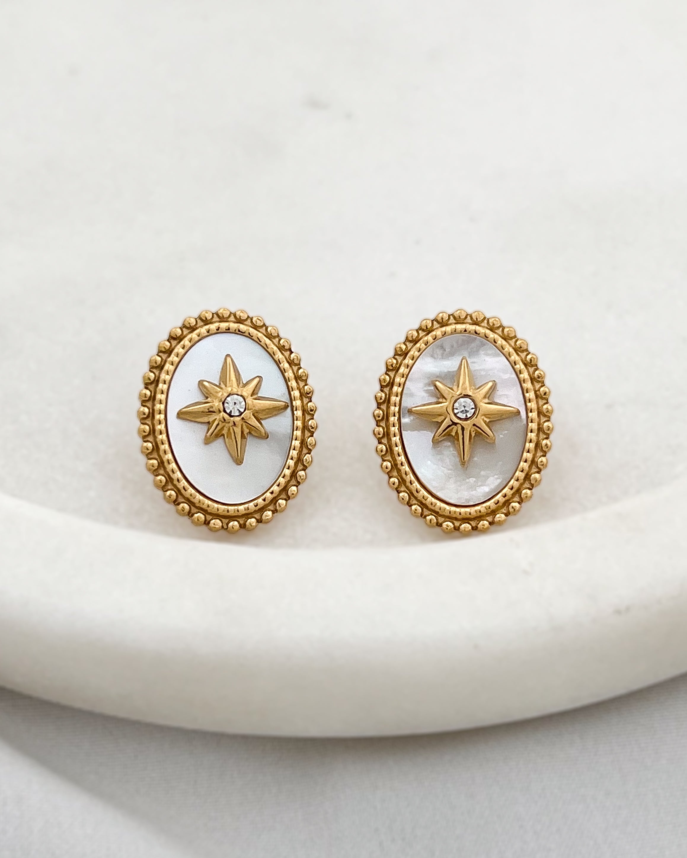 Radiant Star Studs Earring
