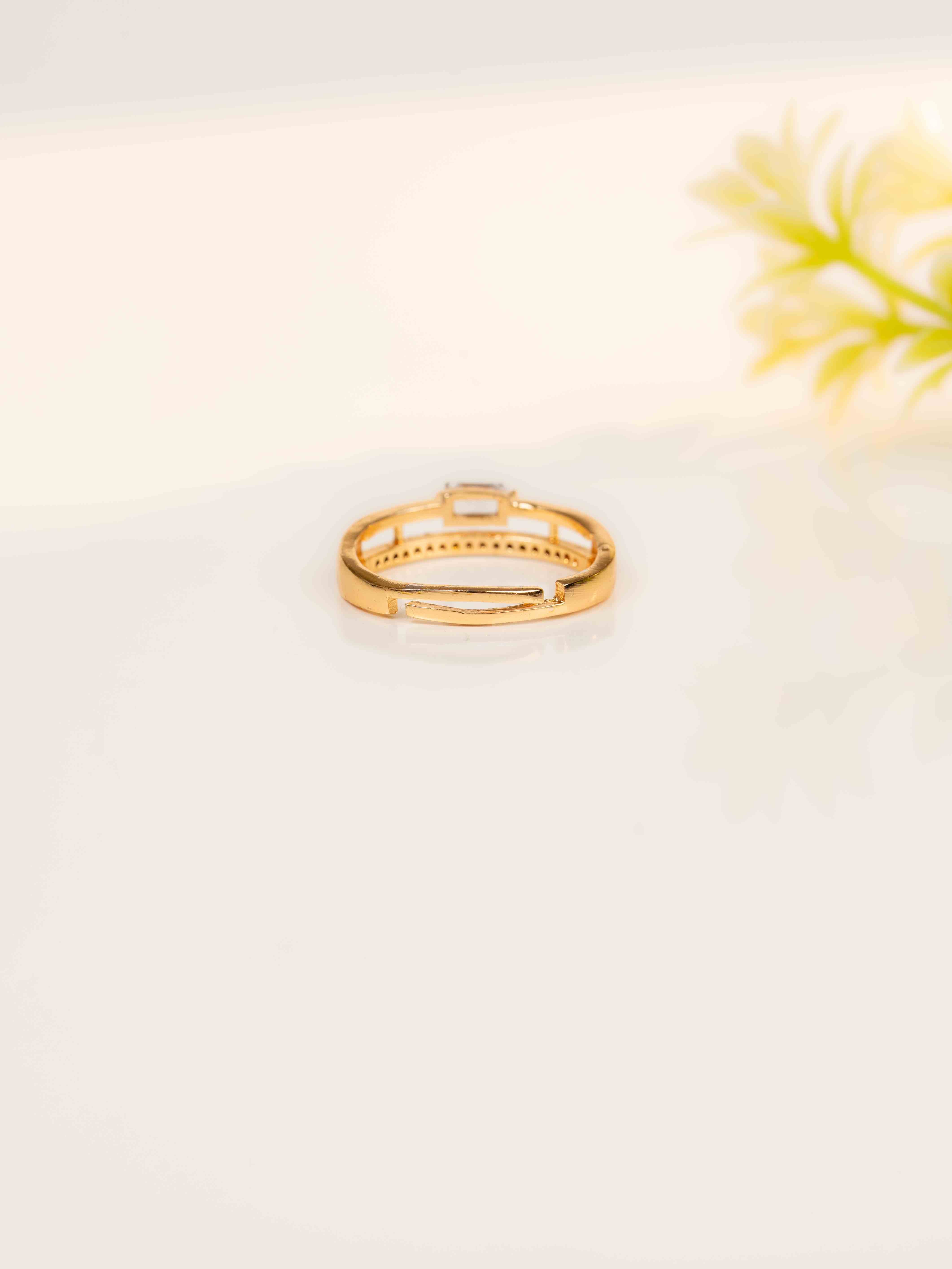 Argent aura Adjustable Ring