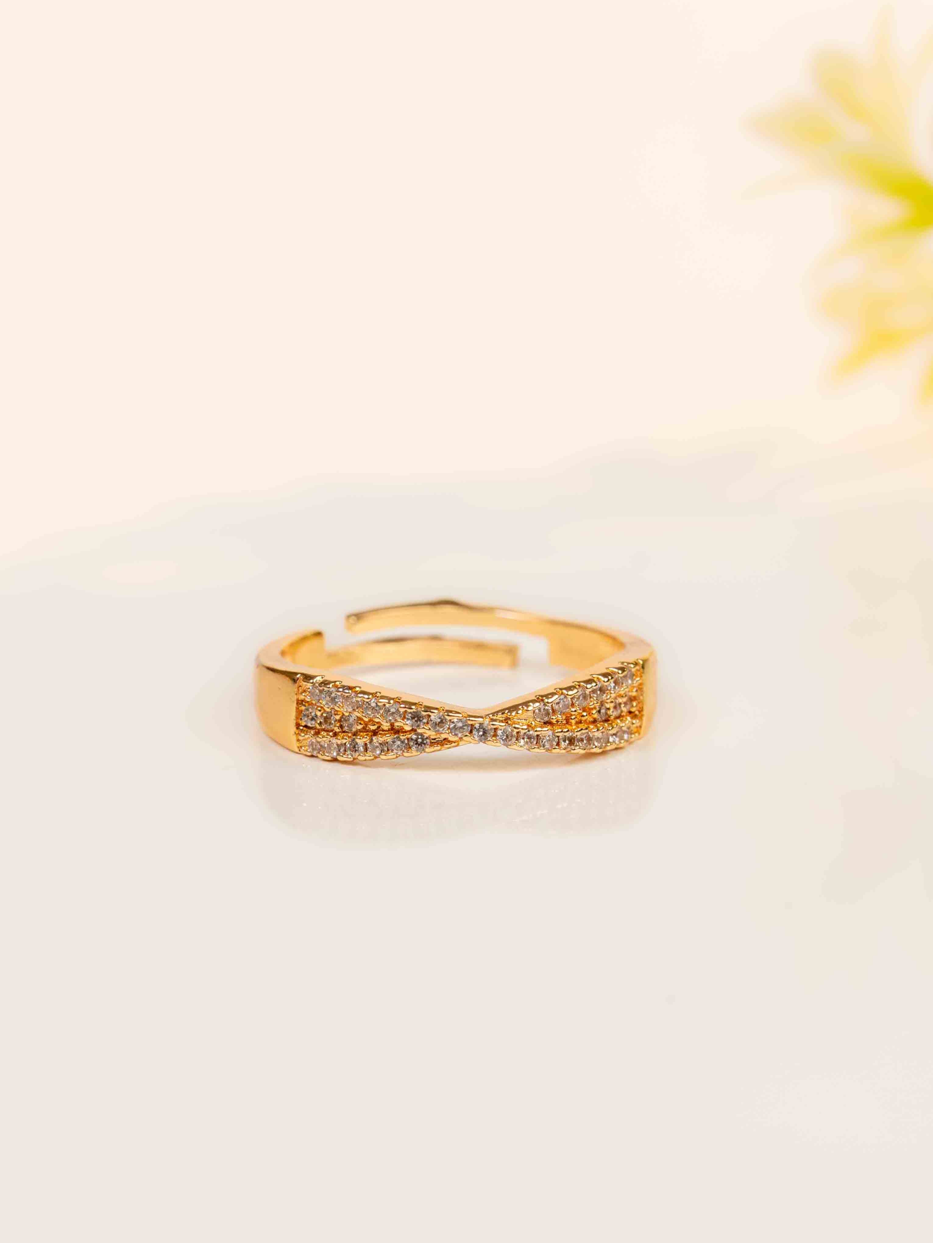 Twinkle Bow Adjustable Ring