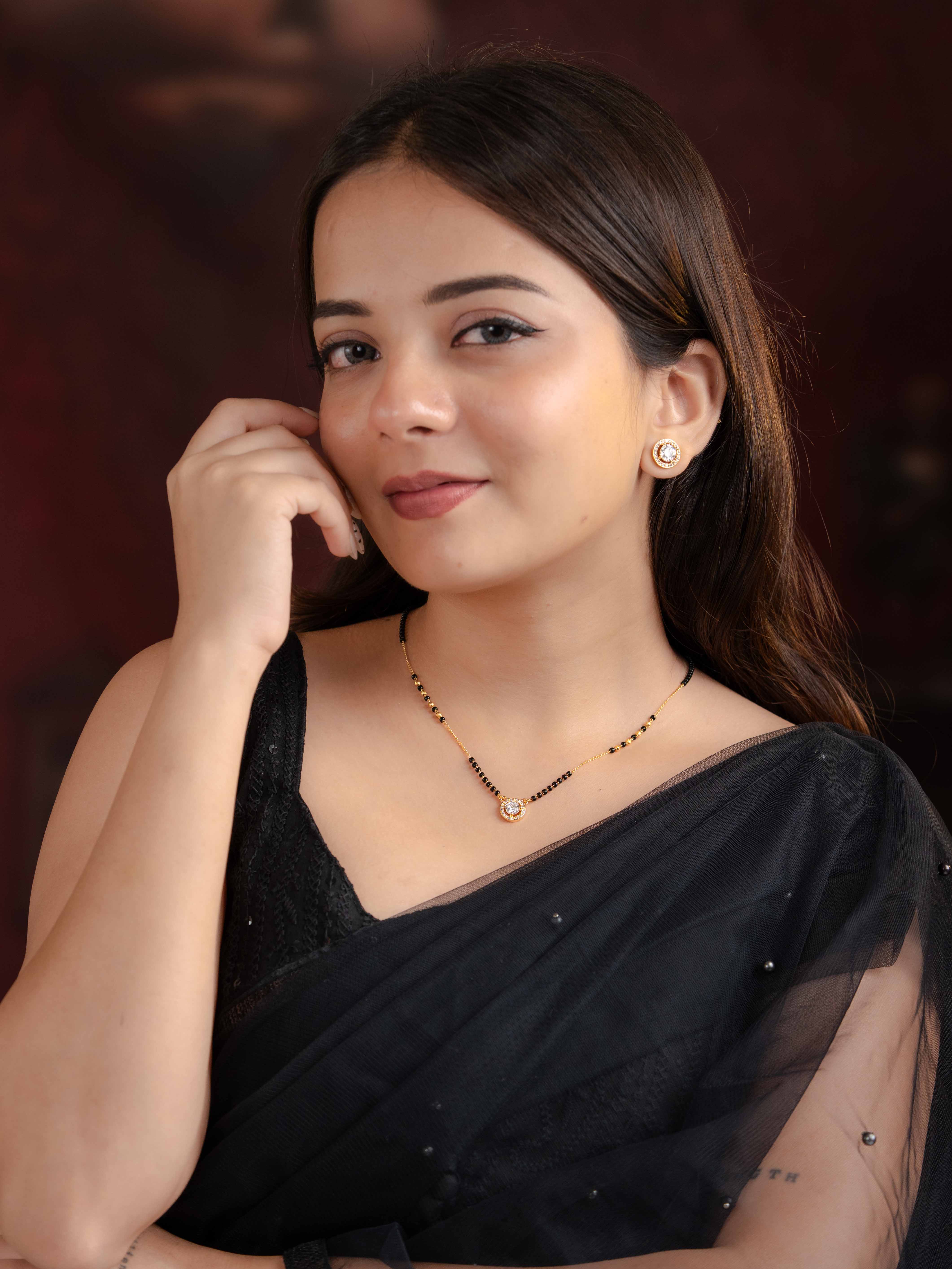 Emily Mangalsutra with Earrings