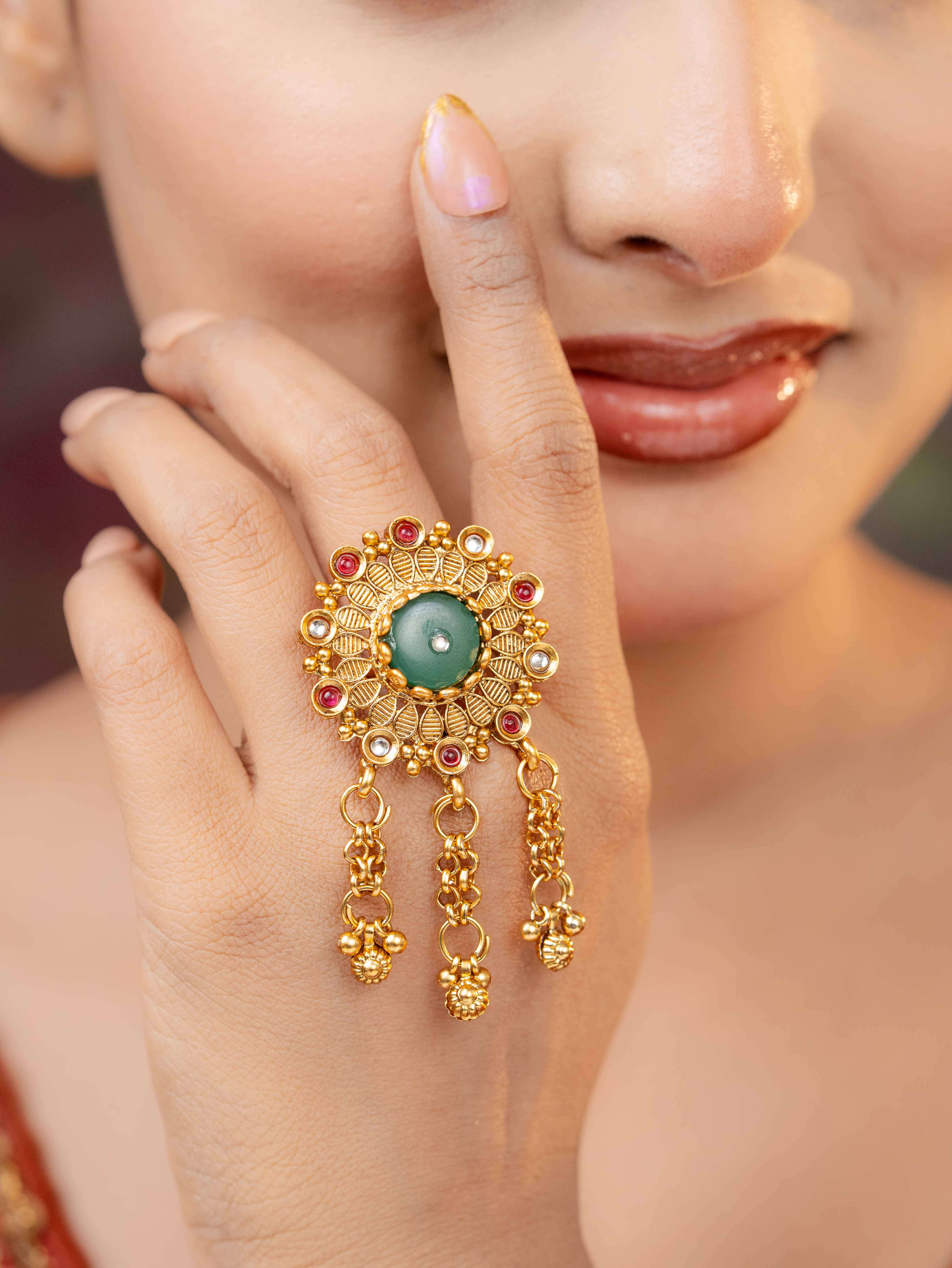 Diya Adjustable Ring