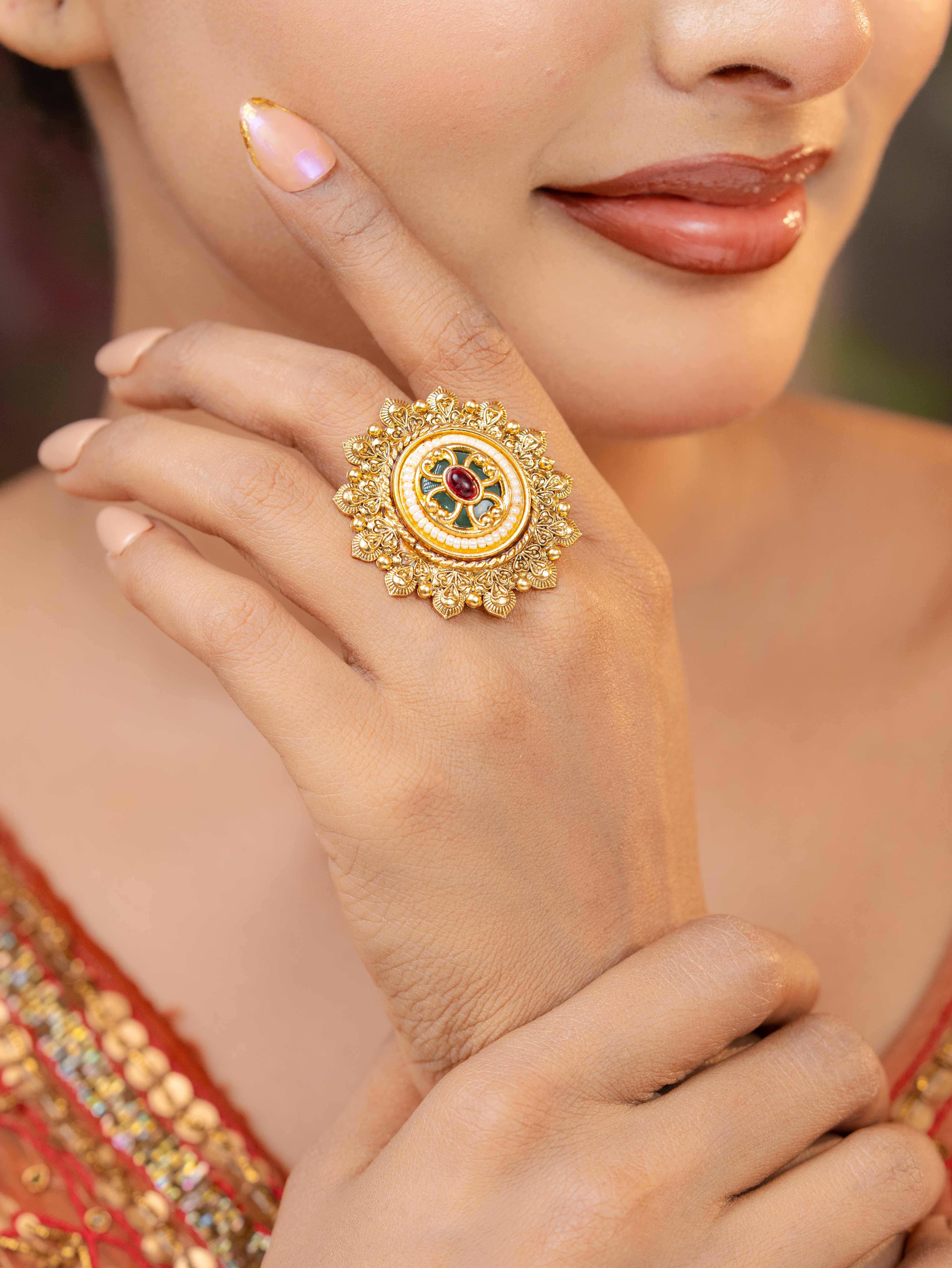 Indrani Adjustable Ring