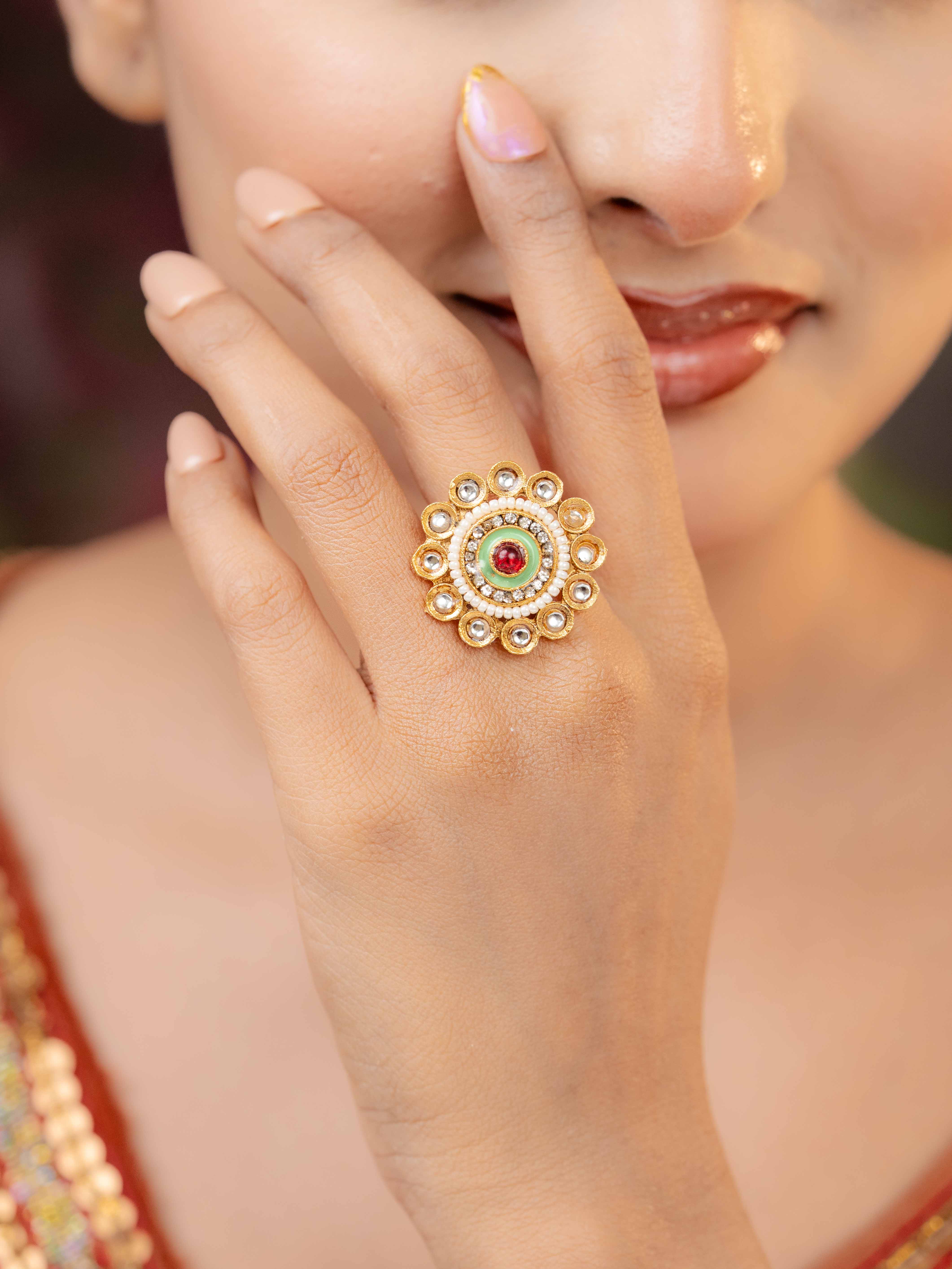 Devyani Adjustable Ring