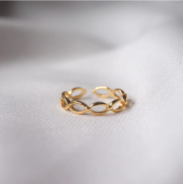 Gold Leaf Ring