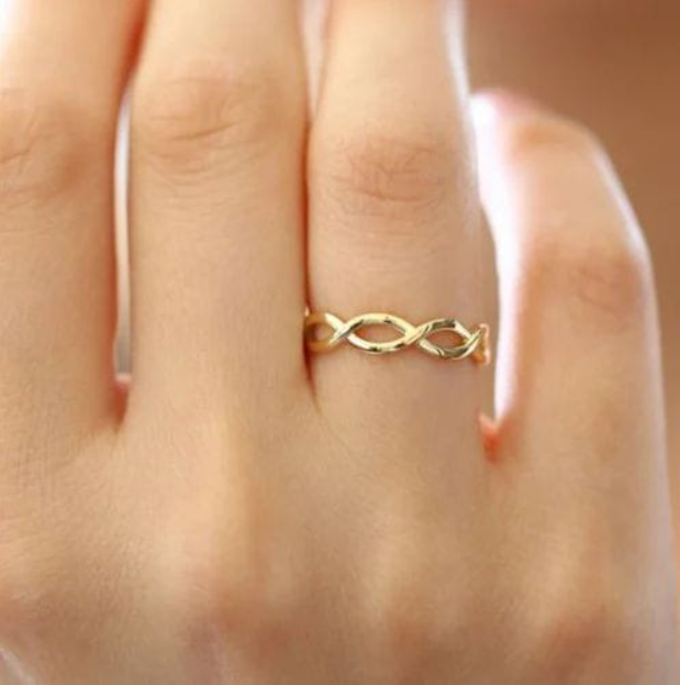 Gold Leaf Ring