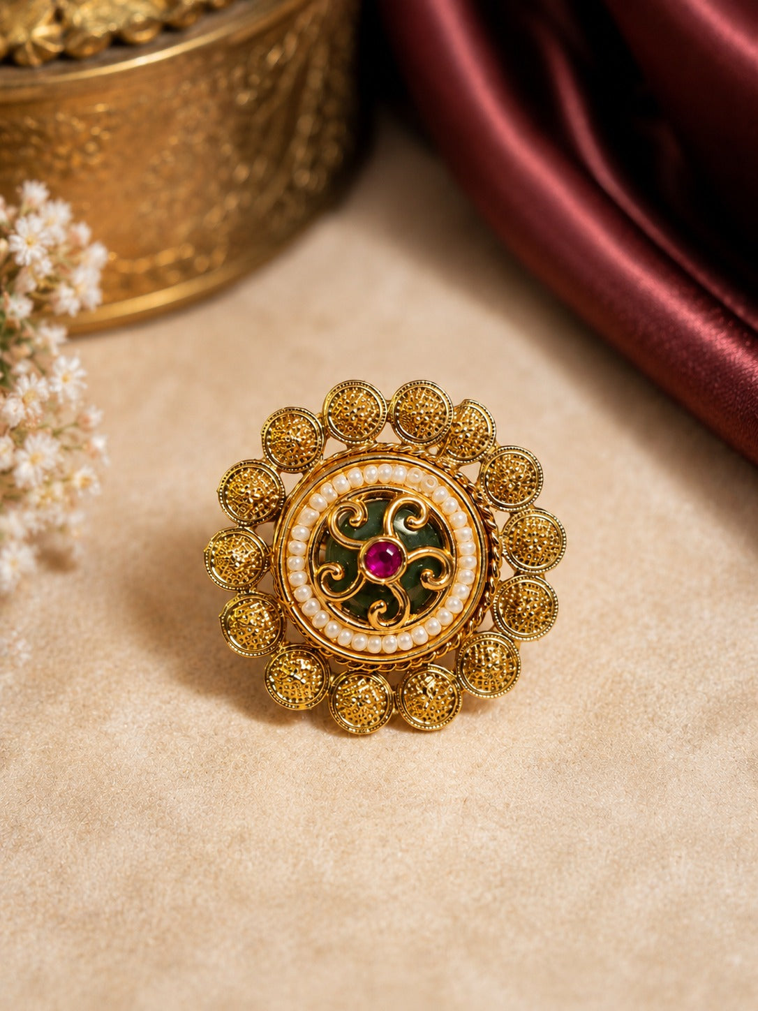 Royal Utsav Adjustable Ring