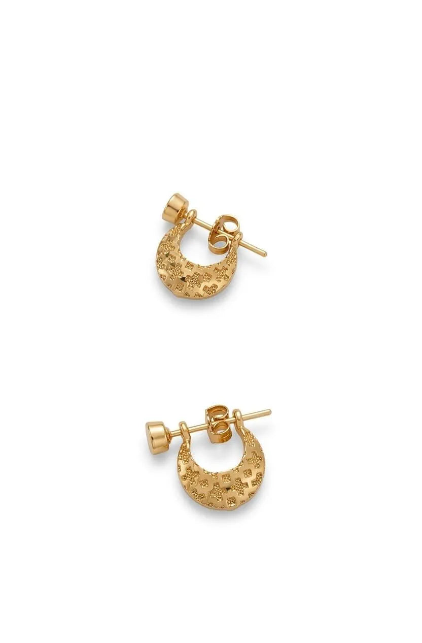 2Pcs (1 Pair/Jodi) 1 Gram Gold Plated Earrings for Women & Men | Unisex Lightweight Party Wear Jewelry