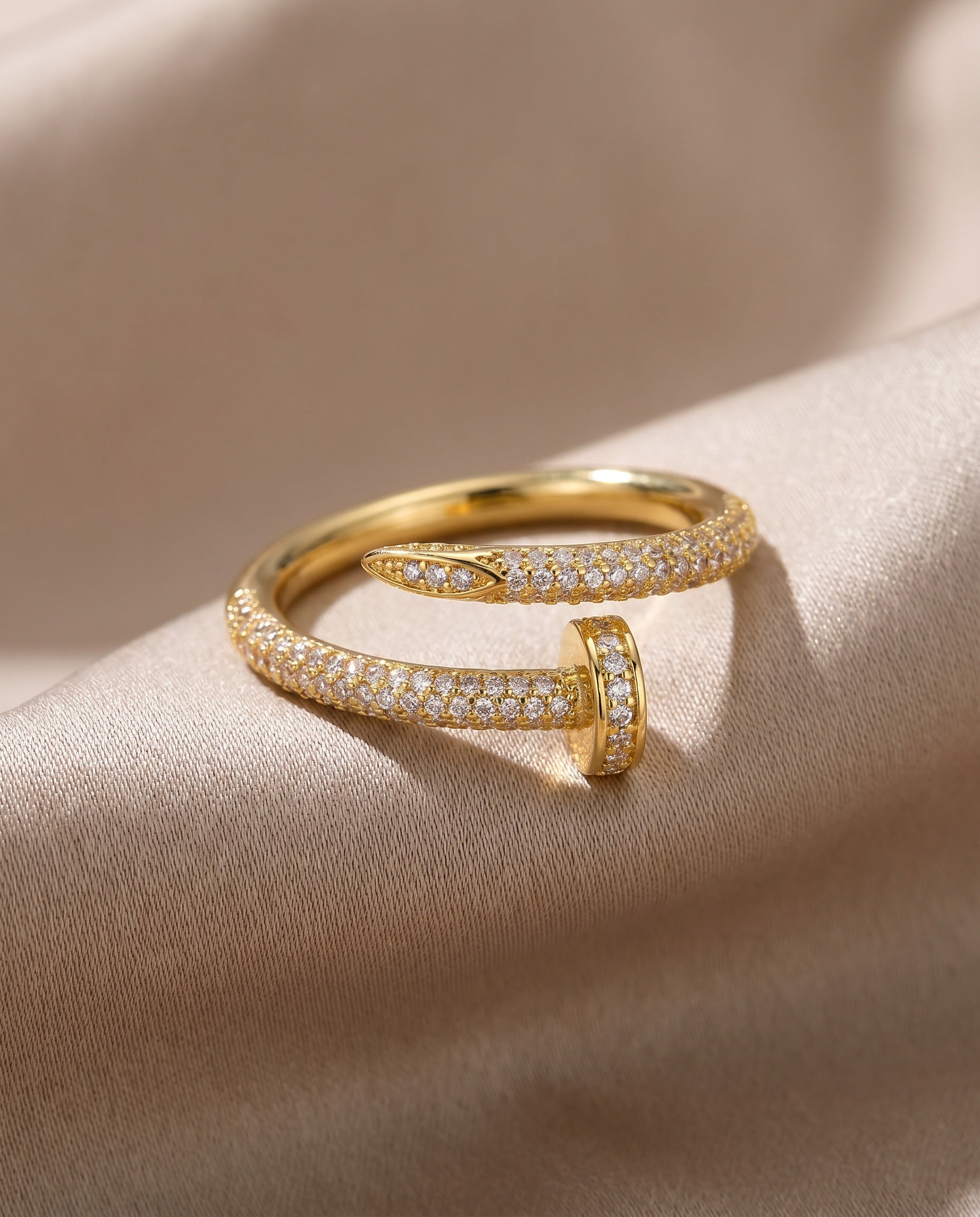 Pavé Nail Wrap Ring