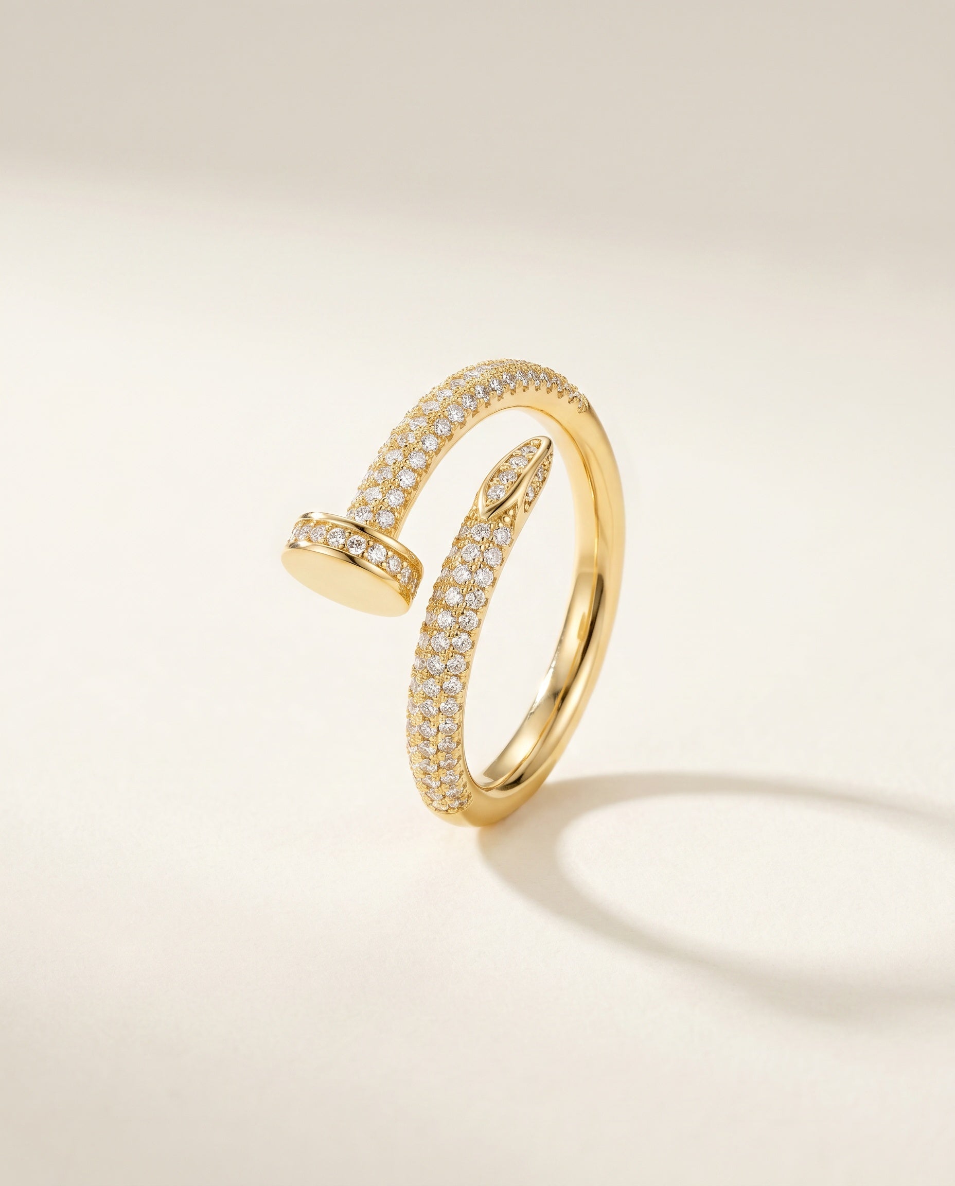 Pavé Nail Wrap Ring